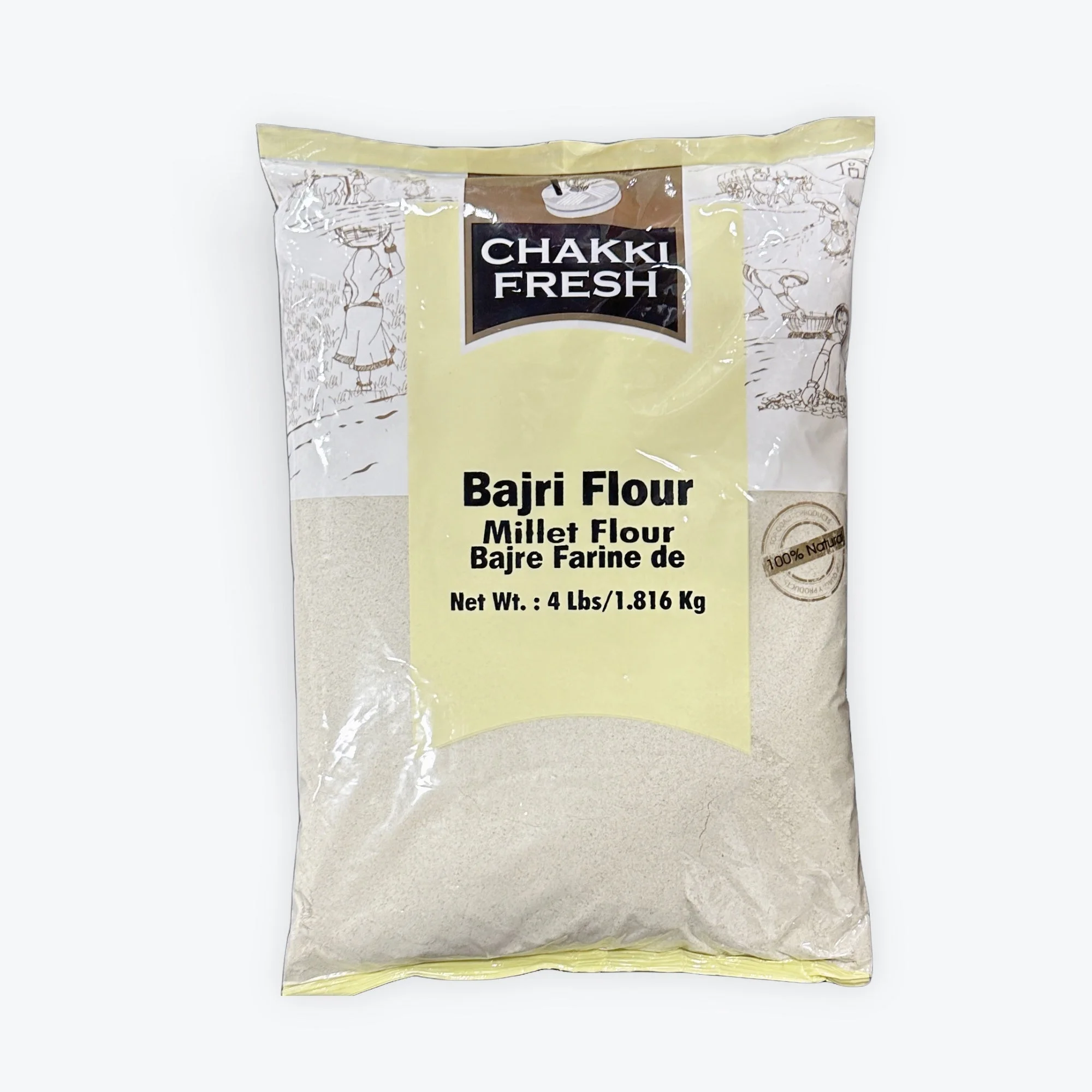 Chakki Chakki Fresh Bajri Flour 4Lb 4Lb